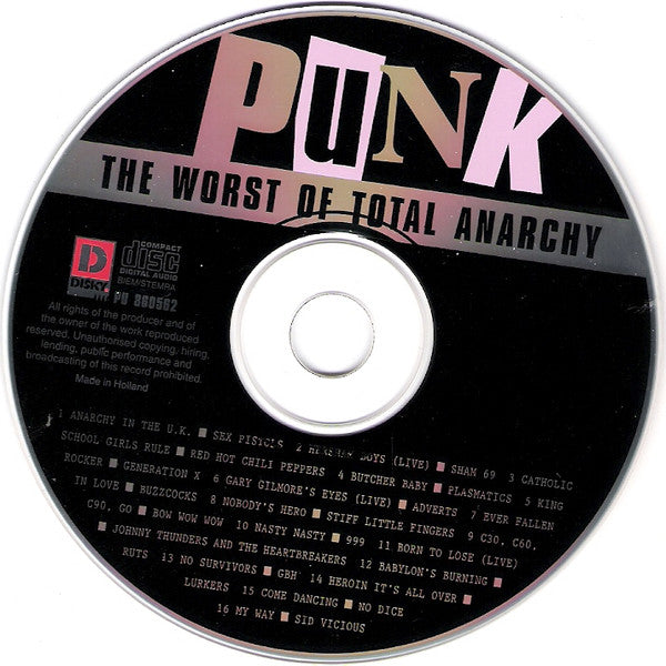 Various - Punk: The Worst Of Total Anarchy