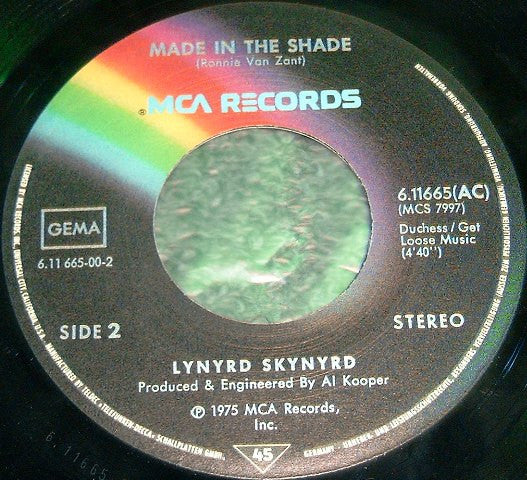 Lynyrd Skynyrd -Saturday Night Special