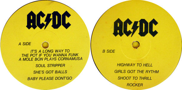 AC/DC -Legendary Traks Never Head Before "Live" Volume Two