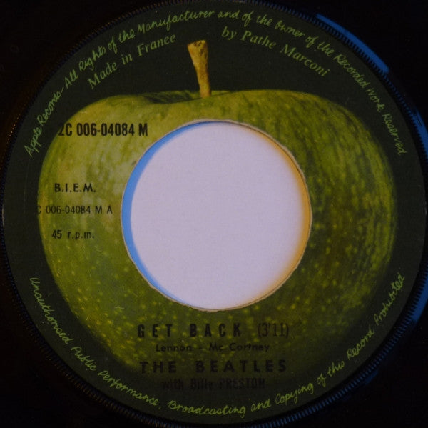 The Beatles -Get Back / Don't Let Me Down