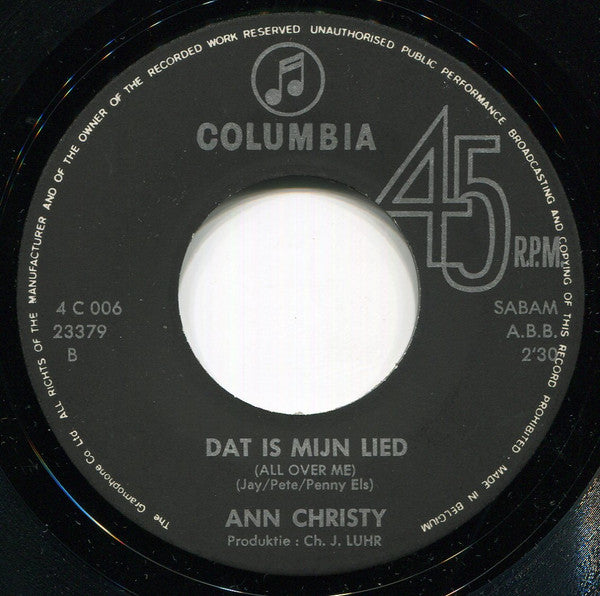 Ann Christy -Ik Wil Dansen
