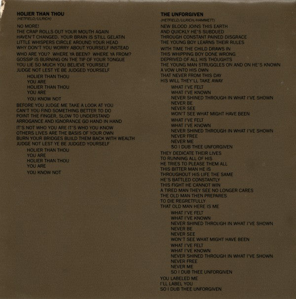 Metallica -Metallica