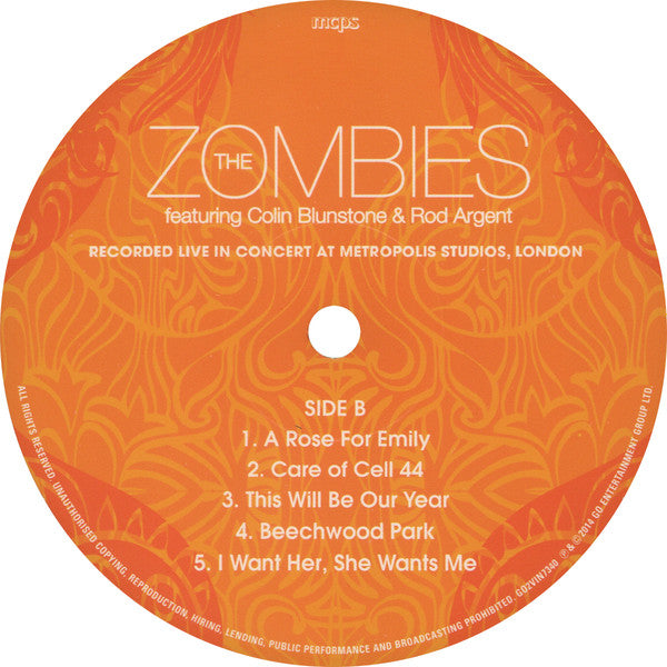 The Zombies -Recorded Live At Metropolis Studios, London