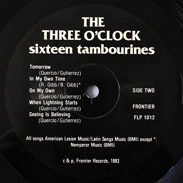 The Three O'Clock -Sixteen Tambourines