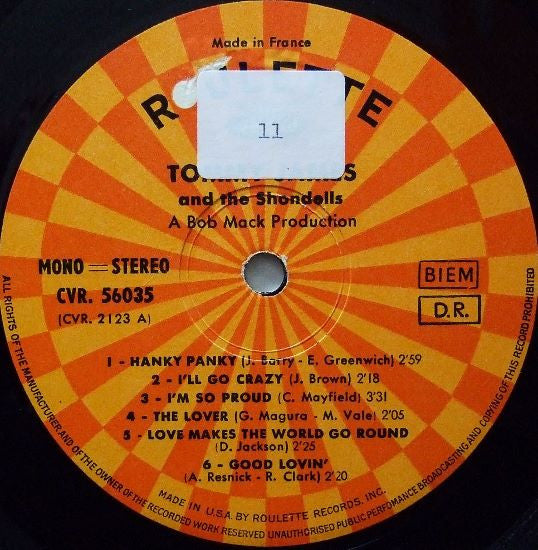 Tommy James &amp; The Shondells - Hanky Panky