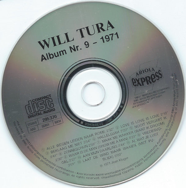 Will Tura -Album Nr. 9 - 1971