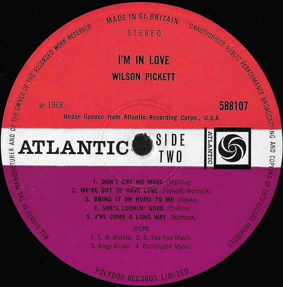 Wilson Pickett -I'm In Love