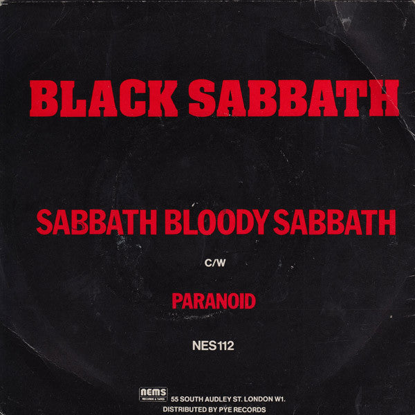Black Sabbath -Paranoid