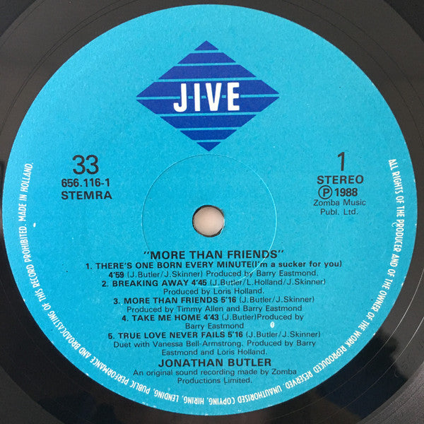 Jonathan Butler -More Than Friends