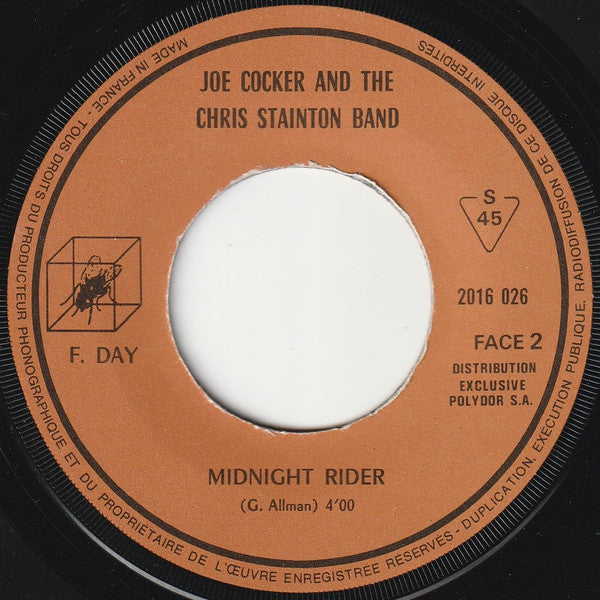 Joe Cocker And The Chris Stainton Band -Woman To Woman / Midnight Rider