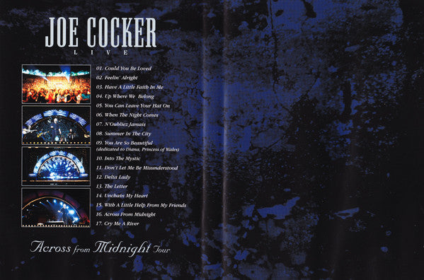 Joe Cocker -Live / Across From Midnight Tour