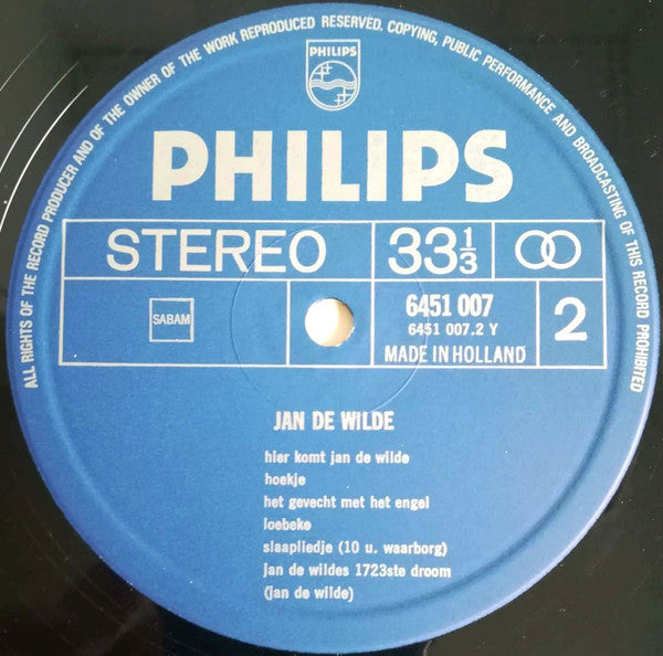 Jan De Wilde - Zzrrrrôôô