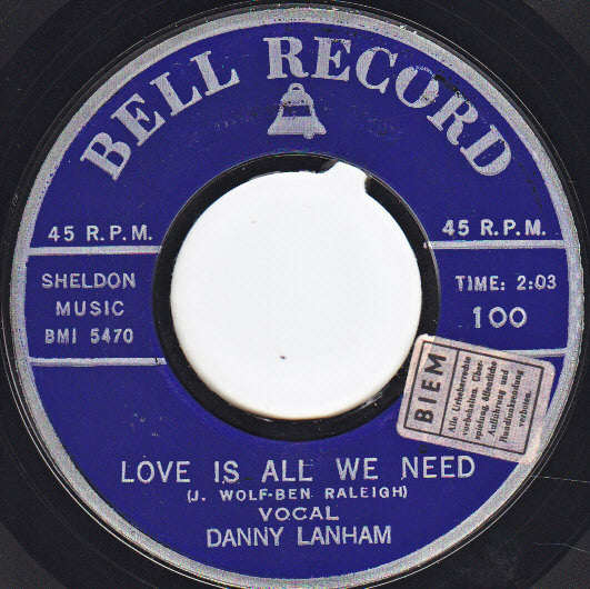 Joyce Blaire / Danny Lanham -To Know Him Is To Love Him / Love Is All We Need