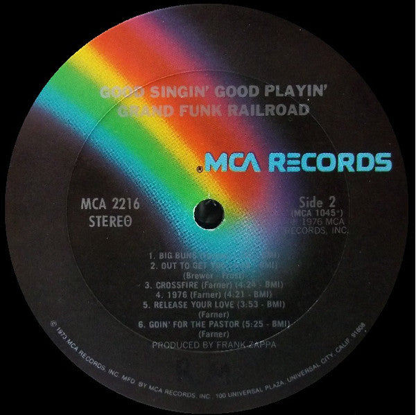 Grand Funk Railroad -Good Singin' Good Playin'