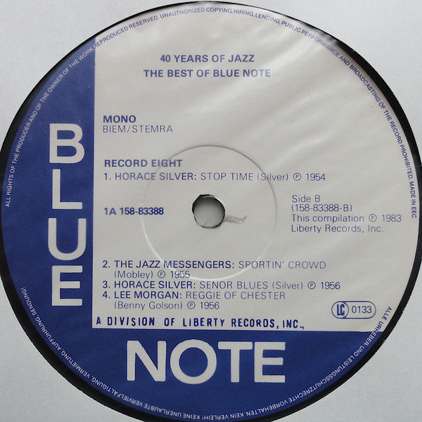 Various - 40 Years Of Jazz - The Best Of Blue Note - Box 2