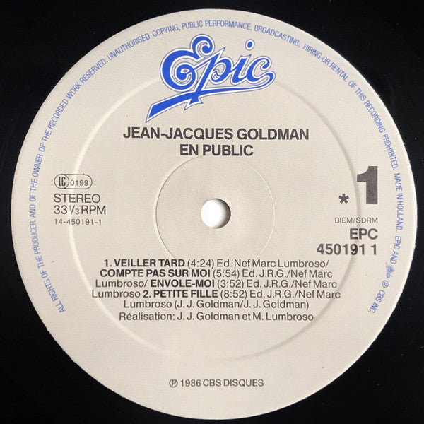 Jean-Jacques Goldman -En Public