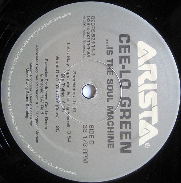 Cee-Lo Green* -Cee-Lo Green... Is The Soul Machine