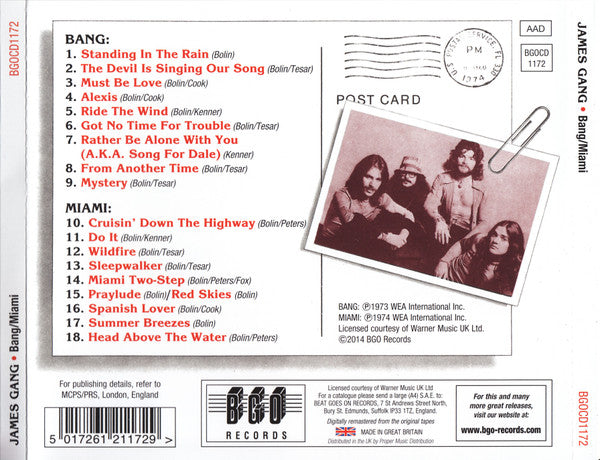 James Gang -Bang / Miami