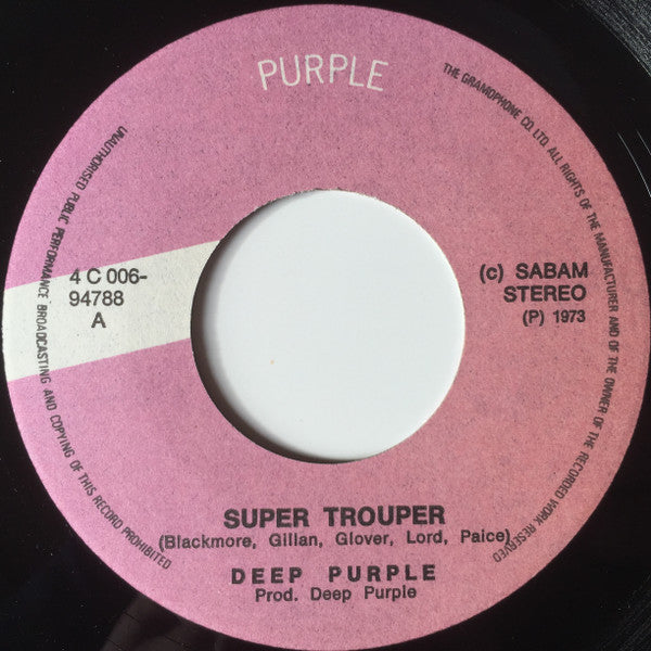 Deep Purple -Super Trouper / Bloodsucker
