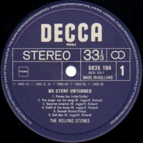 The Rolling Stones -No Stone Unturned