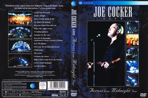 Joe Cocker -Live / Across From Midnight Tour