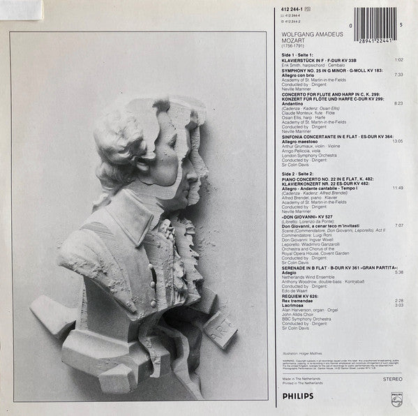 Wolfgang Amadeus Mozart, Academy Of St. Martin-in-the-Fields*, Neville Marriner*, And Others* -The Best Of Wolfgang Amadeus Mozart