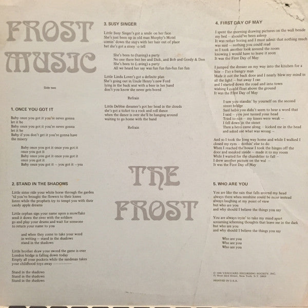 The Frost (2) -Frost Music