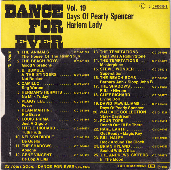 David McWilliams -Days Of Pearly Spencer