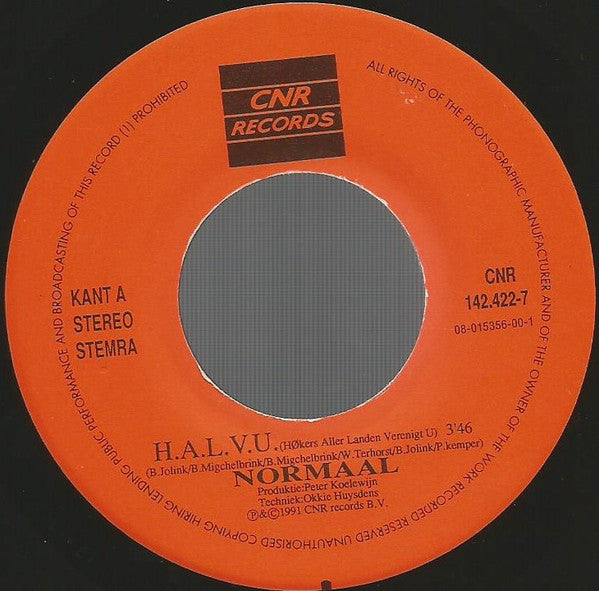 Normaal -HALVU (Høkers Aller Landen Verenigt U)