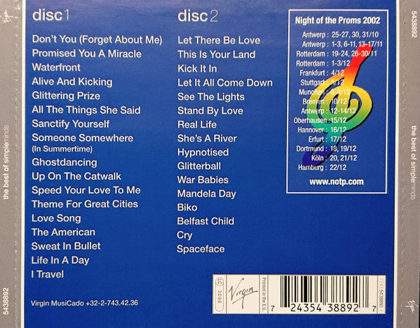 Simple Minds - The Best Of Simple Minds (Night Of The Proms Special Remastered Edition)