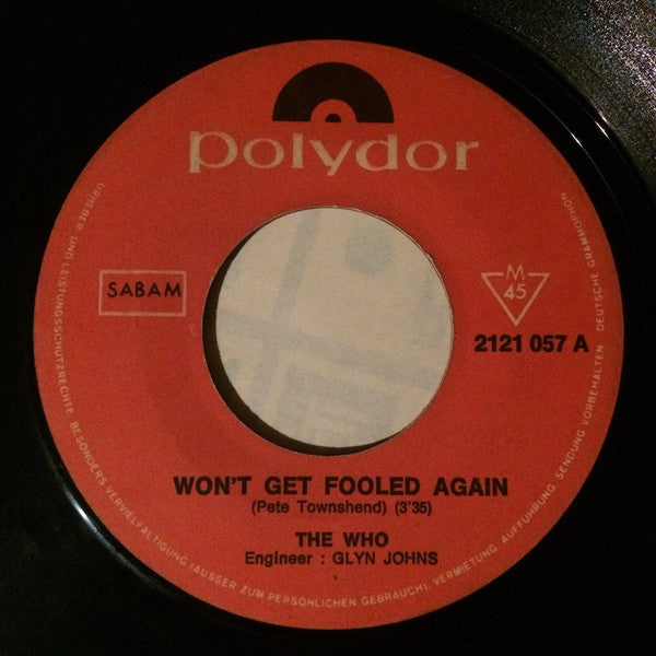 The Who -Won't Get Fooled Again