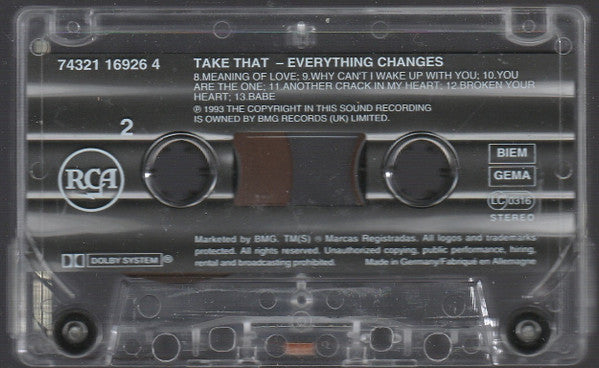 Take That - Everything Changes