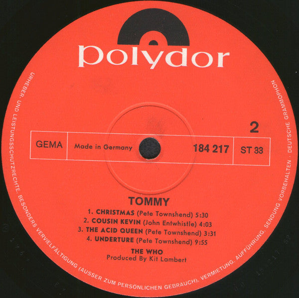 The Who -Tommy