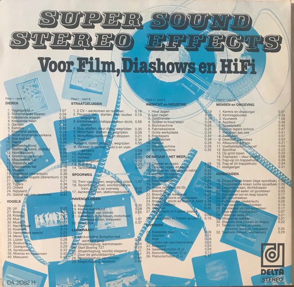 No Artist - Super Sound Stereo Effects (Voor Film, Diashows En HiFi)
