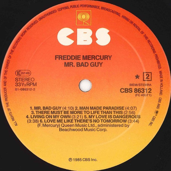 Freddie Mercury -Mr. Bad Guy