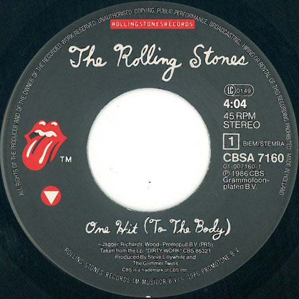 The Rolling Stones - One Hit (To The Body)