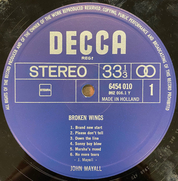 John Mayall -Broken Wings