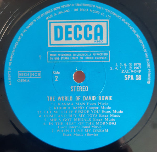 David Bowie -The World Of David Bowie
