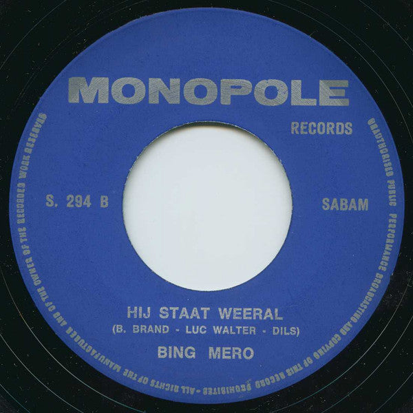 Bing Mero - Achter De Struiken