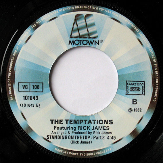 The Temptations Featuring Rick James - Standing On The Top
