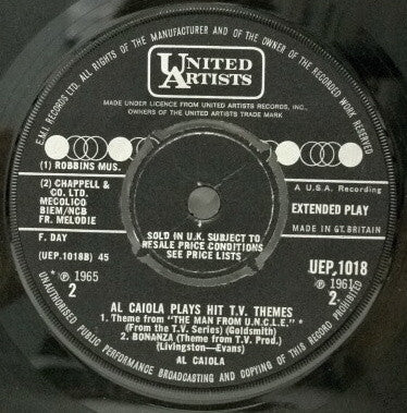 Al Caiola -Plays Hit T.V. Themes