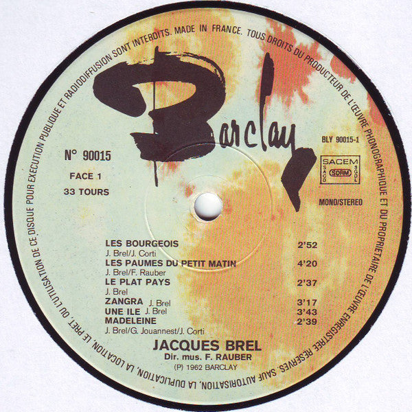 Jacques Brel -Le Plat Pays 1