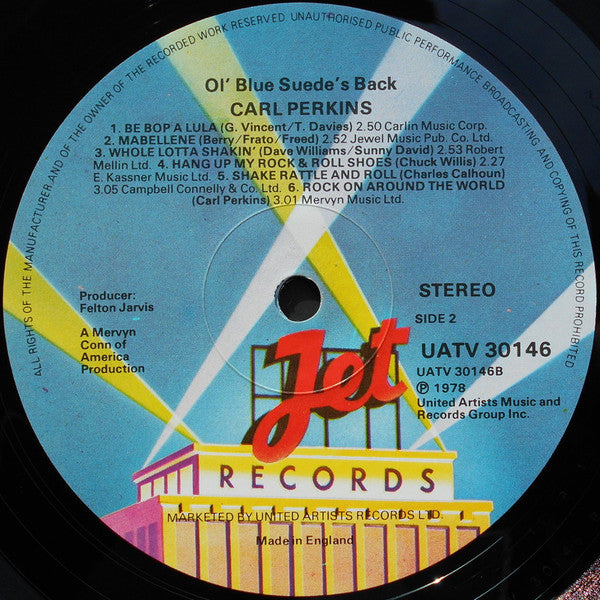 Carl Perkins -Ol' Blue Suede's Back