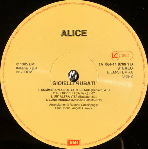 Alice (4) -Gioielli Rubati
