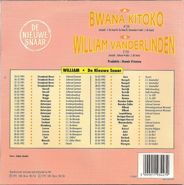 De Nieuwe Snaar -Bwana Kitoko
