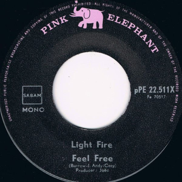 Light Fire -My Baby Is Sweet / Feel Free