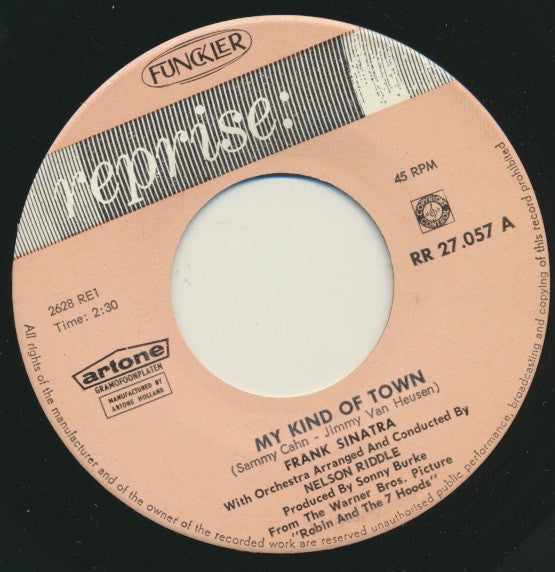 Frank Sinatra -My Kind Of Town / I Like To Lead When I Dance