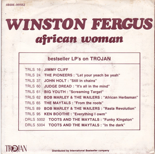 Winston Fergus - African Woman