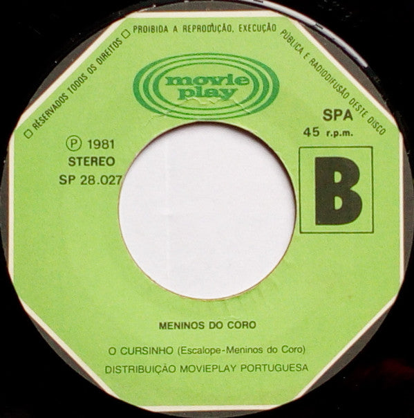Meninos Do Coro -Revolta No Zoo / O Cursinho
