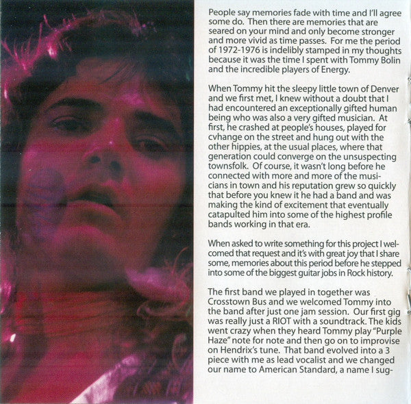 Tommy Bolin -Whirlwind